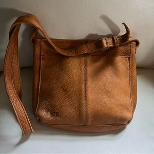Orange-brown Duluth Trading Company cross body bag